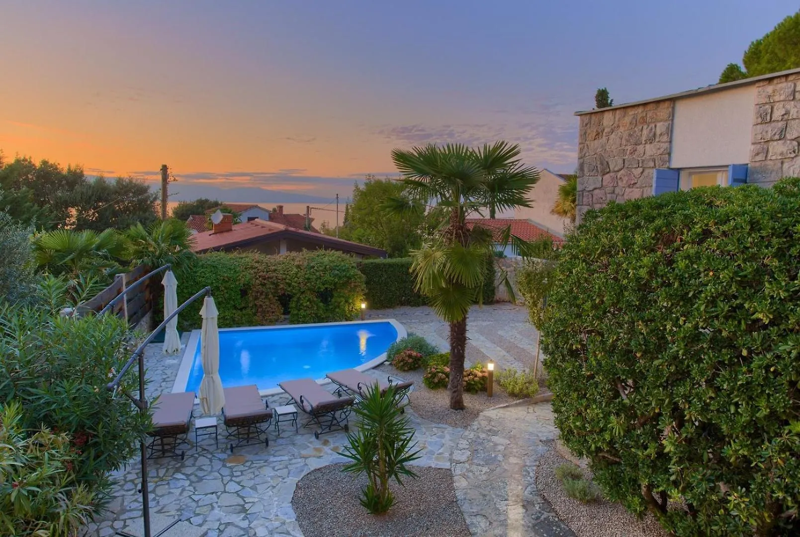 Villa With Private Pool Near The Beach Krk Malinska Croatia